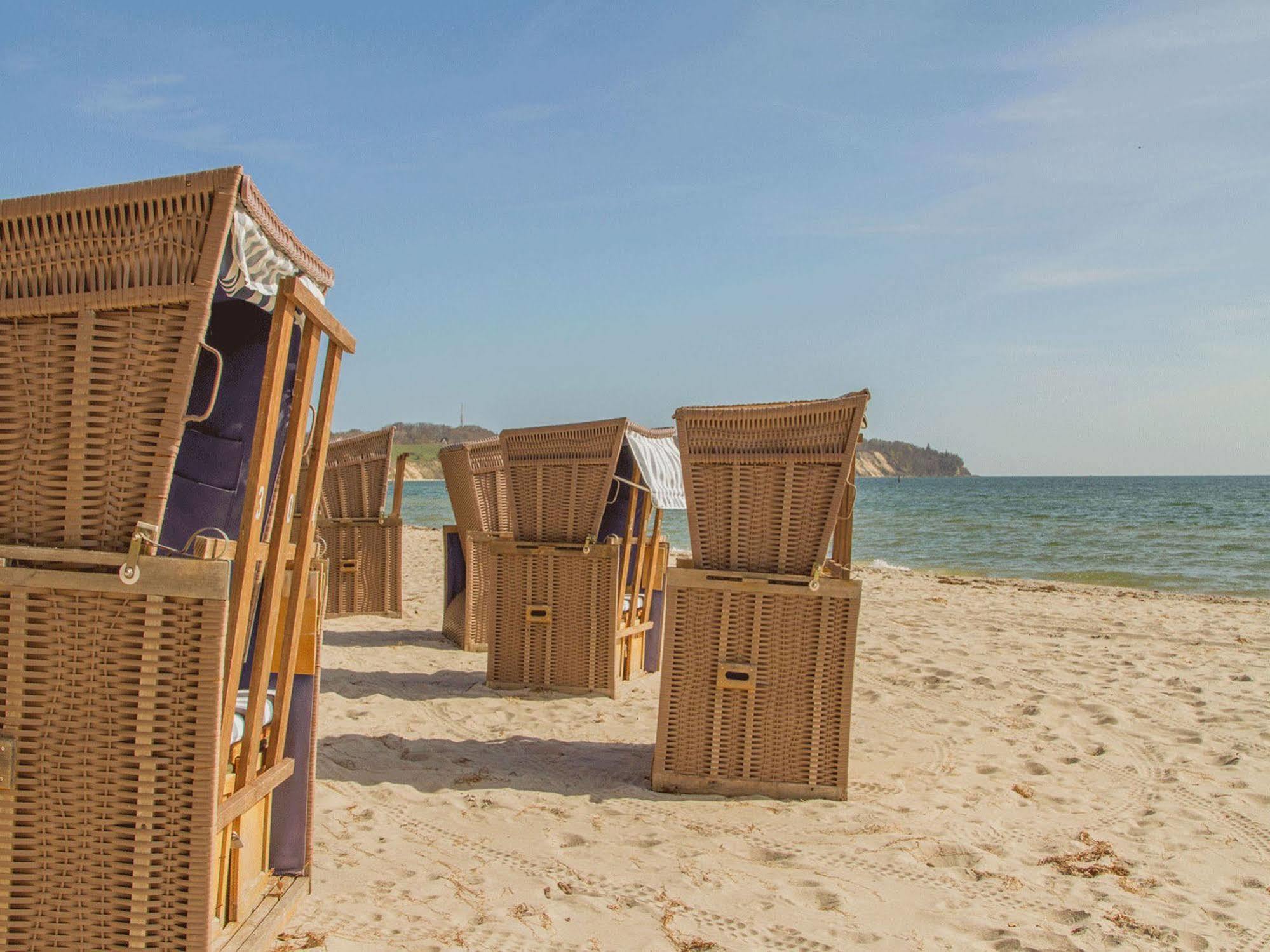 Ferienhus Baabe Fewo 01 Terrasse, Sauna- Und Schwimmbadnutzung Im Ahoi Sellin Kültér fotó